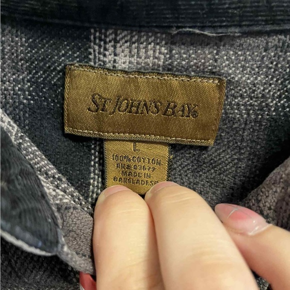 Plaid Button-Up Shirt Flannel - Picture 2 of 2